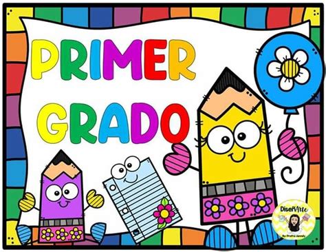 Portadas Grados Primer Grado Primeros Grados Cosas De Escuela Educacion