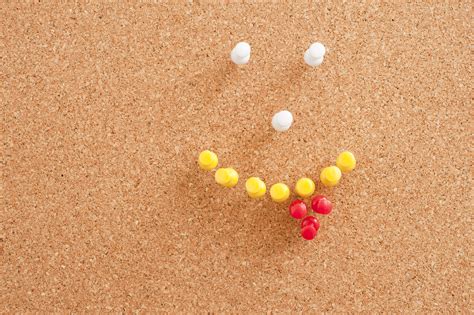 Free Image Of Conceptual Pins On Board Forming Smiley Freebiephotography