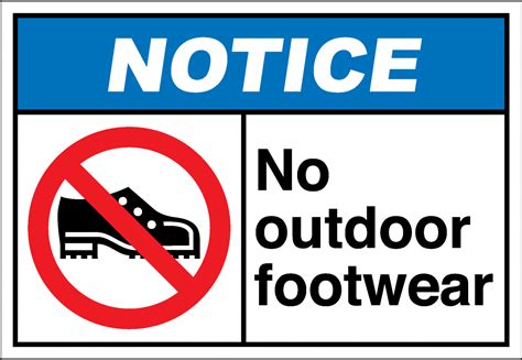 Notih131 No Outdoor Footwear