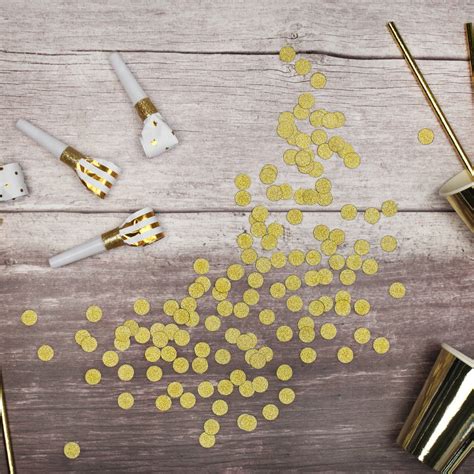 Gold Glittery Table Confetti By Postbox Party
