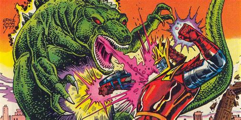 Godzilla Once Fought The Avengers And Fantastic Four
