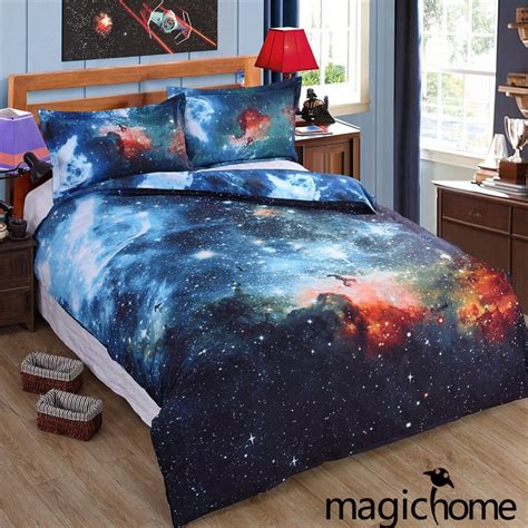 3d Bedding Set Universe Outer Space Galaxy Themed Edredon Duvet Cover Sets 4 3pcs Home Queen
