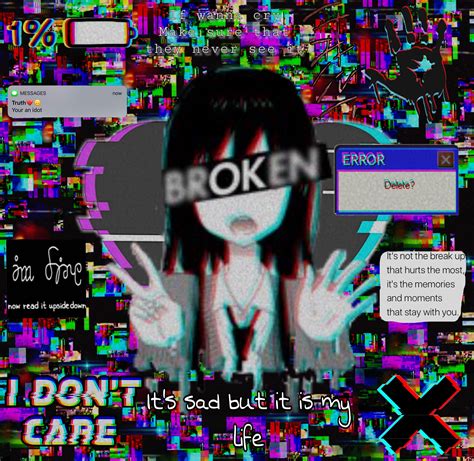 Tons of awesome anime boys wallpapers to download for free. Anime Error Glitch Wallpapers - Wallpaper Cave