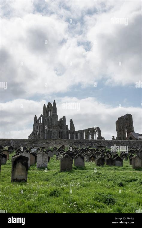 Whitby Abbey Graveyard Gravestones Hi Res Stock Photography And Images