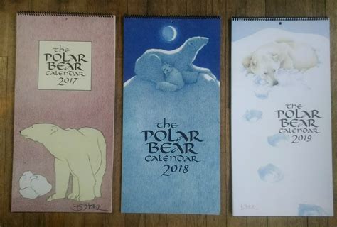 A Decade Of Polar Bear Calendars Etsy