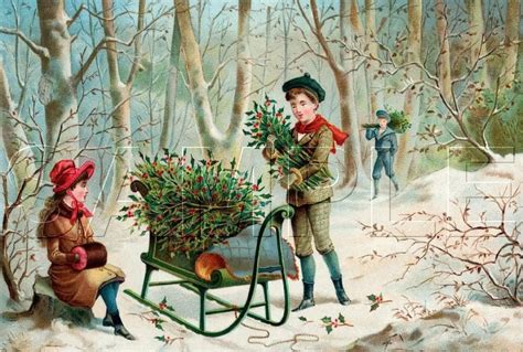 Currier And Ives Vintage Christmas Images Victorian Christmas Vintage