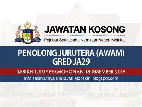 Jawatan kosong sapura fabrication sdn bhd tempat bekerja : Jawatan Kosong SUK Negeri Melaka - Tarikh Tutup 18 ...