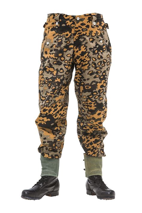 WW2 German M37 SS Oak B Camo Autumn Trousers Reproduction WW1 And WW2