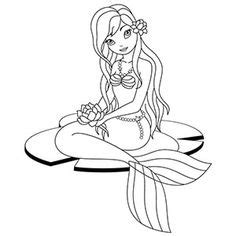 For boys and girls, kids and adults, teenagers and toddlers, preschoolers and older kids at school. Lisa Frank Mermaid Coloring Pages | Download and print ...