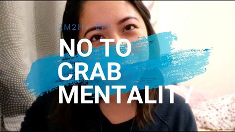 saying no to crab mentality 2m2h ep1 youtube
