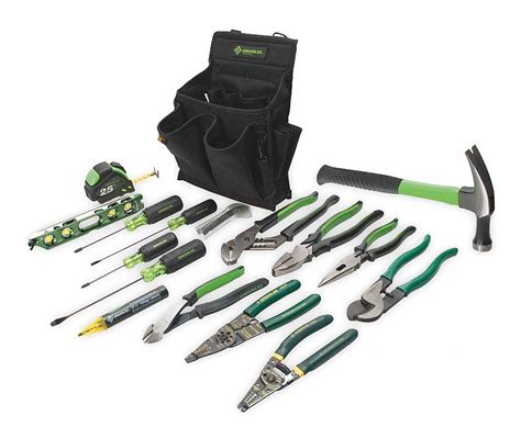 Greenlee 16 Total Pcs Tool Bag Electricians Tool Kit 2nyh40159 12
