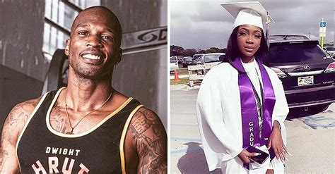 Former Nfl Star Chad Johnson Shows Daughter Chade Posing In A White