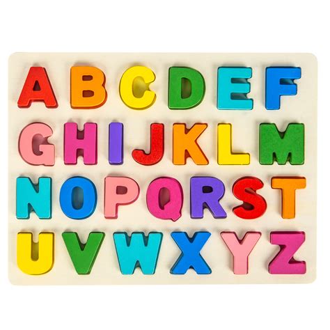 Buy Alphabet Puzzle Wooden Puzzles For Toddlers 1 2 3 4 5 Year Old Abc