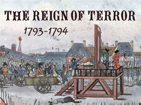 The Reign Of Terror French Revolution 1793 1794