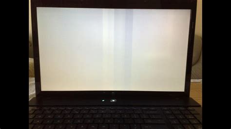 The screen on by hp pavilion goes black. How To Repair White Screen In Laptops - YouTube