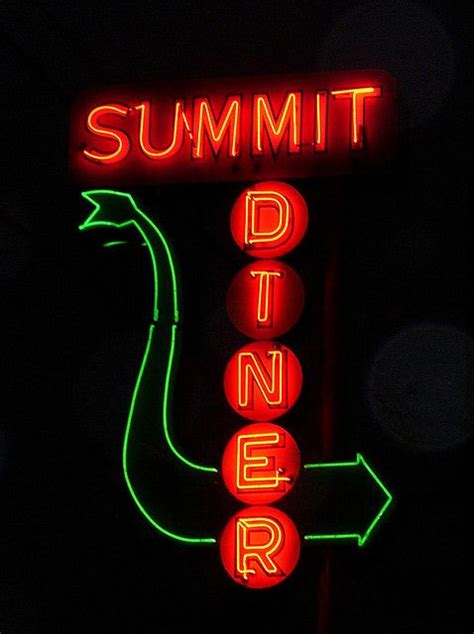 Summit Diner Neon Sign Somerset Pennsylvania By Cseeman Via Flickr