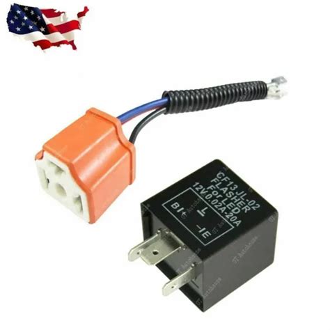 Pin Car Flasher Relay Fix Led Turn Signal Light Hyper Flash For Cf