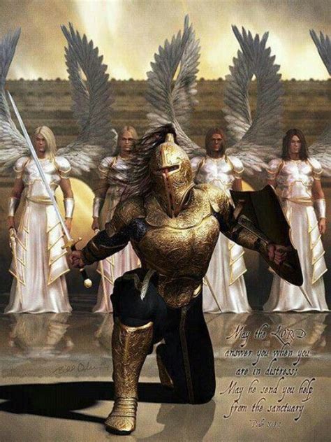 Psalm 201 2 Armor Of God Christian Warrior Prophetic Art