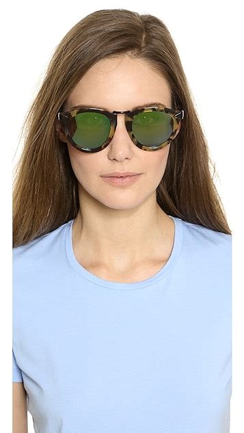 Karen Walker Superstars Collection Harvest Mirrored Sunglasses Shopbop