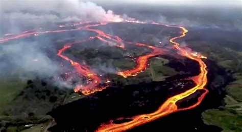 La Erupción Del Kilauea Atípica Porque Emerge De Las Laderas