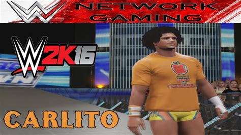 WWE 2K16 Create A Superstar Carlito CAW Community Creations PS4 XBOX