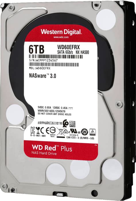 Best Buy Wd Red Plus 6tb Internal Sata Nas Hard Drive For Desktops