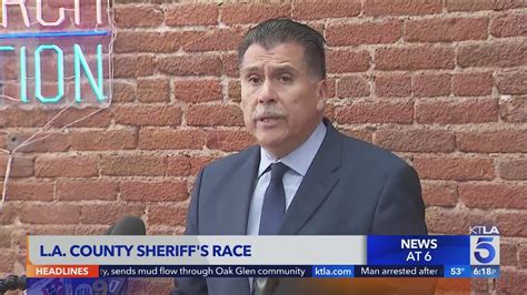 Race For L A County Sheriff Robert Luna Youtube