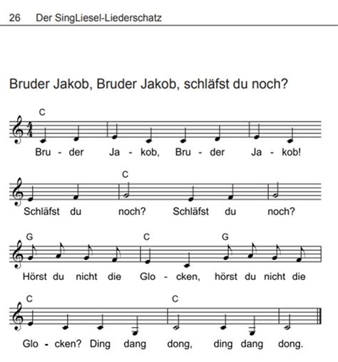 Maybe you would like to learn more about one of these? Volkslieder mit Noten. Bruder Jakob, Bruder Jakob, schläfst du noch?. Noten und Text kostenlos ...