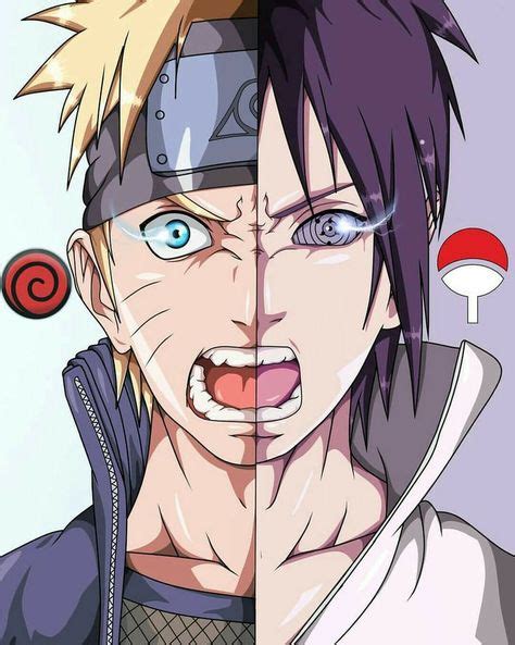 Naruto And Sasuke💎 Gambar Anime Animasi Seni Anime