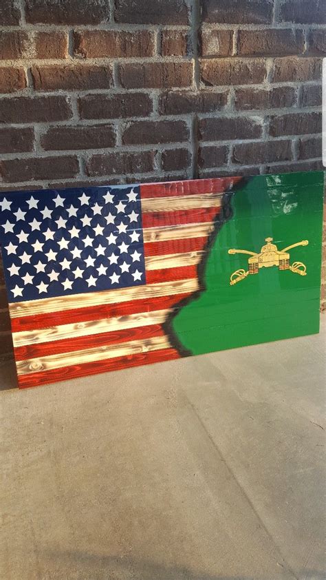 Rustic Usa Flag Army Armor Sawdusters Home Decor Rustic Flags