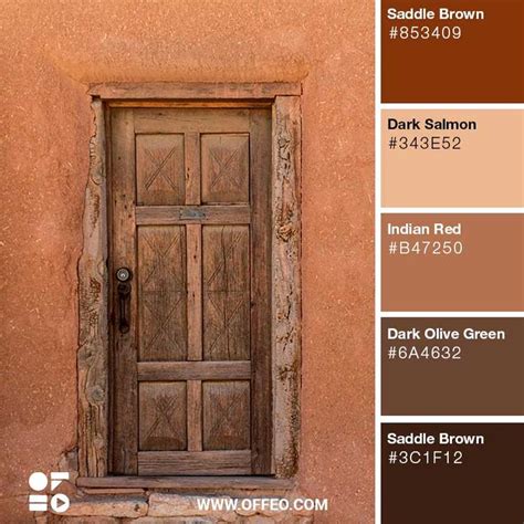 Nature Inspired Rustic Color Palettes Rustic Color Schemes OFFEO Rustic Color Palettes