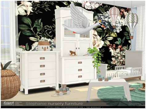 Stephanie Nursery Furniture By Severinka At Tsr Sims 4 Updates