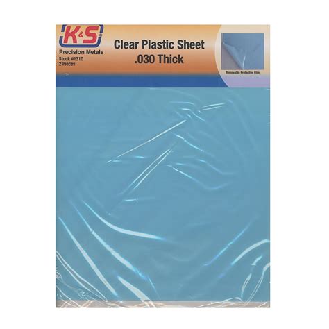 Clear Plastic Sheets 0030 In Pack Of 2 85 In X 11 In Pack Of 4