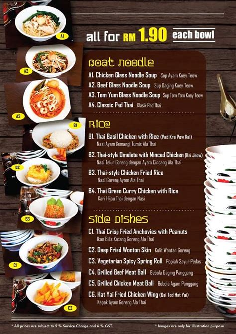 Kisah Si Meow Makan Best Aroii Thai Bowl Noodle Shaftbury Square