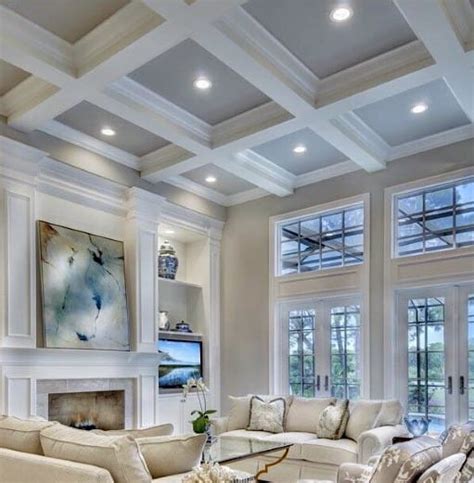 In previous decades, coffered ceilings were used to create and increase the warmth of the certain rooms which were often used to welcome special guests. Top 50 Best Coffered Ceiling Ideas - Sunken Panel Designs