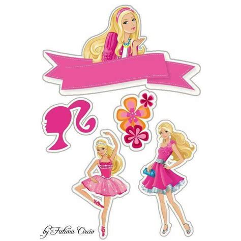 Topo De Bolo Barbie Barbie Birthday Party Barbie Party Decorations