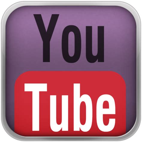 Purple Youtube Red Icon Mark4 Youtube Icons