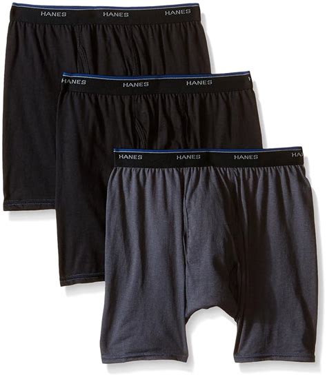 Buy Hanes Mens 3 Pack Tagless Comfortblend Boxer Brief With Comfort