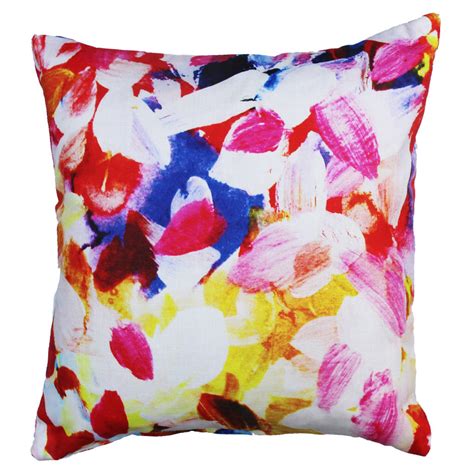 Multi Red Cushion By Sandy A Powell