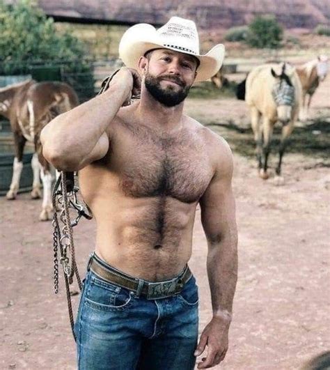 Hairy Hunks Hairy Men Scruffy Men Handsome Men Cowboys Sexy Barba Sexy Country Western