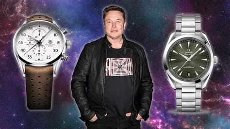 Elon Musks Watch Collection Is From Outer Space With Omega And Tag Heuer British Gq