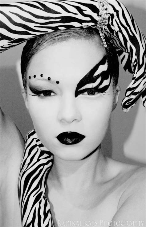69 Best Black And White Makeup Images On Pinterest Make