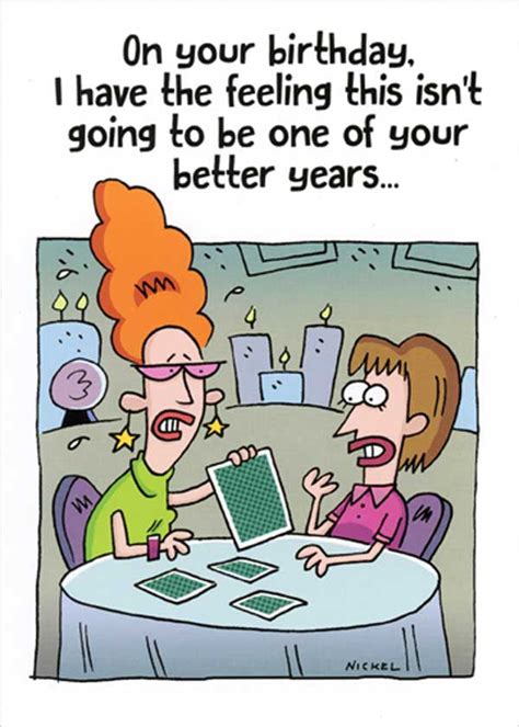 Oatmeal Studios Medium Reading Tarot Cards Funny Humorous Birthday