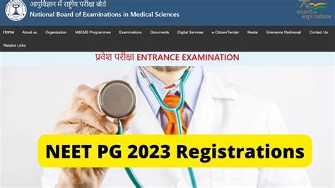 Neet Pg 2023 Application Starts Today Education