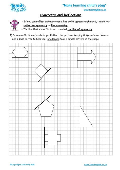 Symmetry Drawing Worksheets Pdf To Link To This Page Copy The