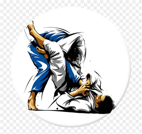 Brazilian Jiu Jitsu Bjj Cartoon Clipart 3814590 Pinclipart