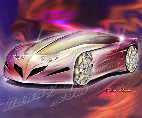 Concept Car Car Art Print Poster By Danny Whitfield