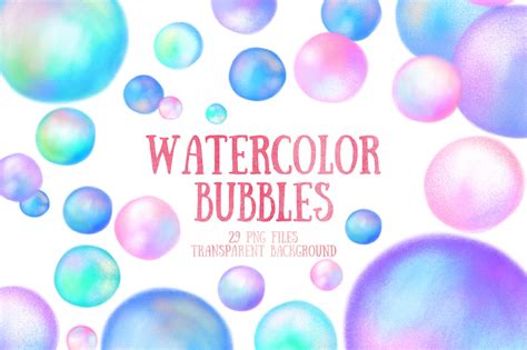 Watercolor Bubbles By Beatrice Avenue