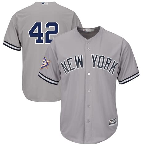 Majestic New York Yankees Gray 2018 Jackie Robinson Day Cool Base Jersey