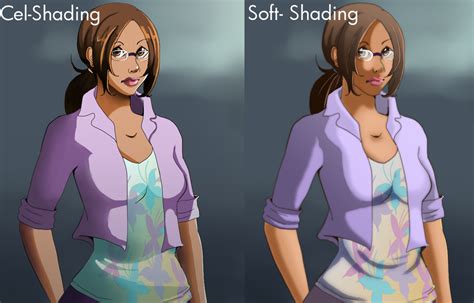 Cel Shading Vs Soft Shading Art Sketches Art Drawings Art Tutorials